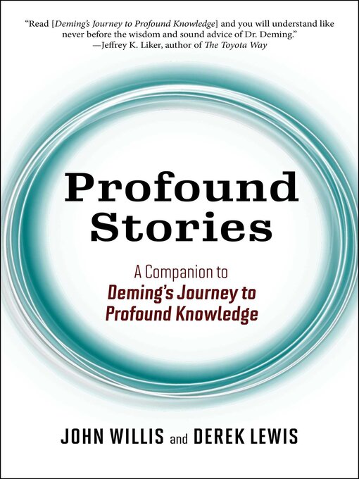 Title details for Profound Stories by John Willis - Available